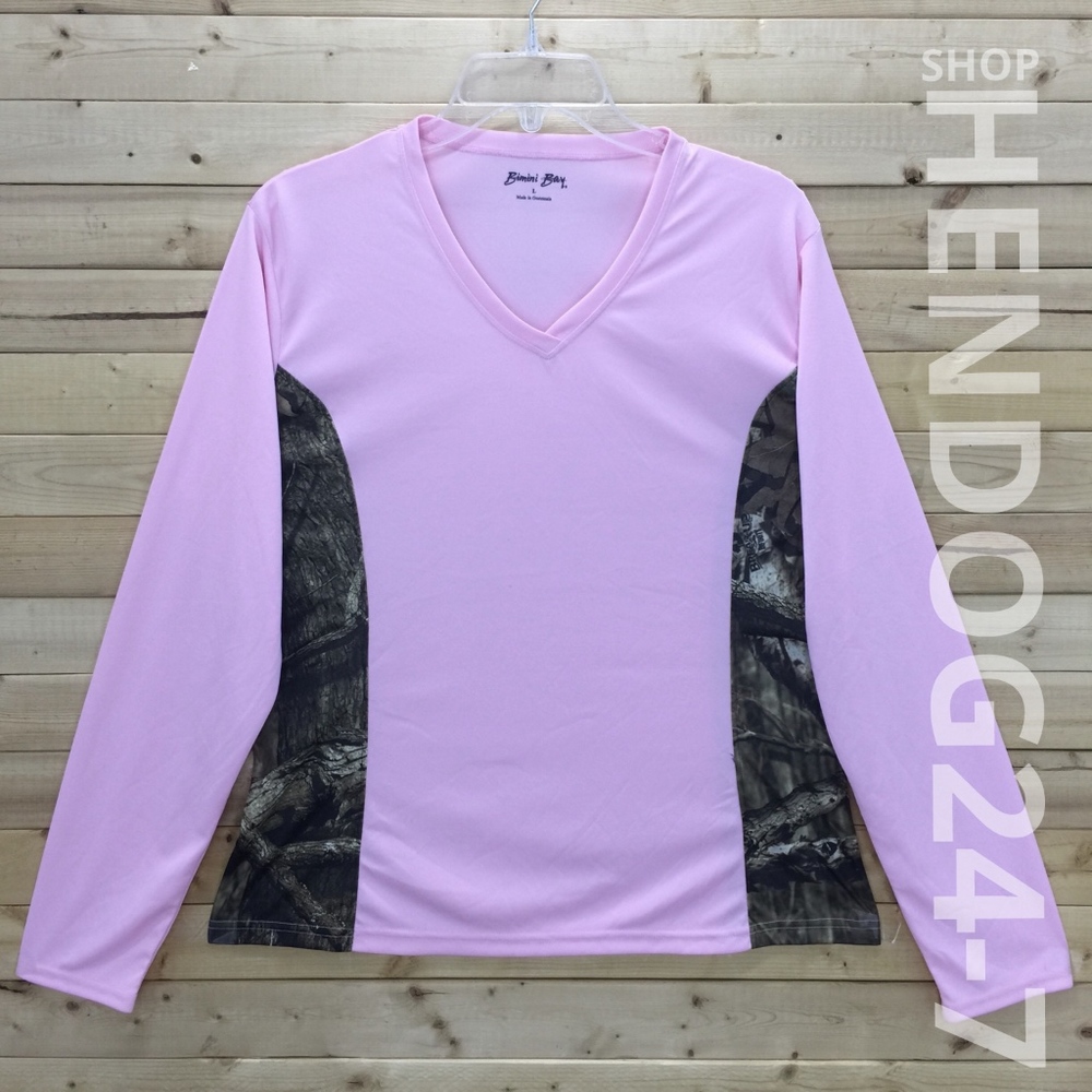 BIMINI BAY HABOUR ISLAND W/MOSSY OAK PANELS SHIRT